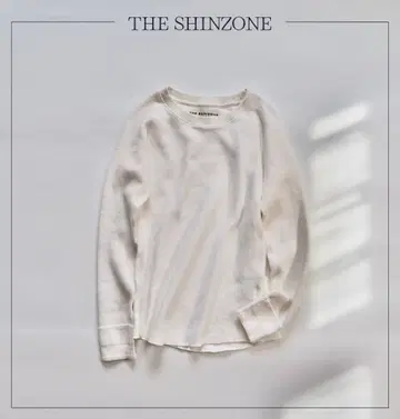 THE SHINZONE 더 신존 크루넥 와플 티셔츠 F