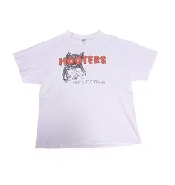 Hooters T셔츠 XL 화이트