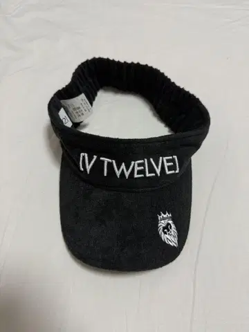 V12 비투엘브 골프 파일 바이저 블랙 프리 사이즈
