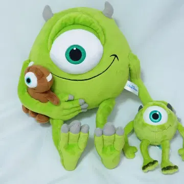 몬스터 주식회사 마이크 리틀 마이키 봉제 인형 봉제 인형 배지