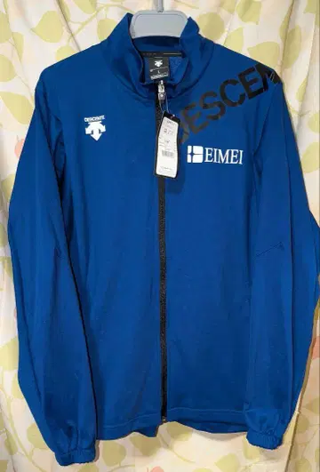 DESCENTE EIMEI 파랑 자켓 나일론 긴팔 택 포함 새상품 L