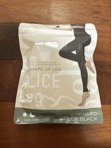 [ 새상품 ] 슬림 레그 레깅스 앨리스 레그 ALICE Leg 블랙 하드