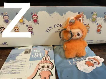 러브브 LABUBU PIN FOR LOVE 봉제 인형 펜던트 Z