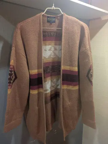 Pendleton 기하학 패턴 가디건 L 사이즈