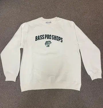BASS PRO SHOPS XL 화이트 맨투맨
