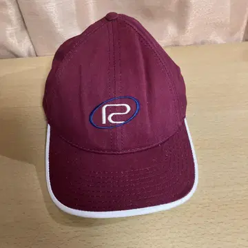 빈티지 와인 레드 코튼 캡 로고 자수