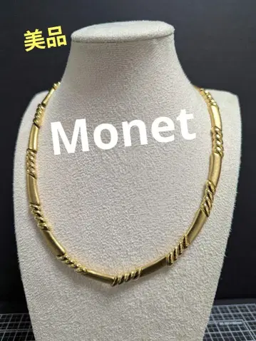 Monet 목걸이 초커 골드