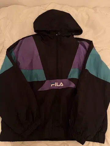 FILA 후드 부착 나일론 자켓 L