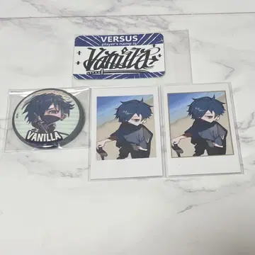 CR VanilLa 폴라로이드풍 카드 스티커 캔뱃지 묶음 판매