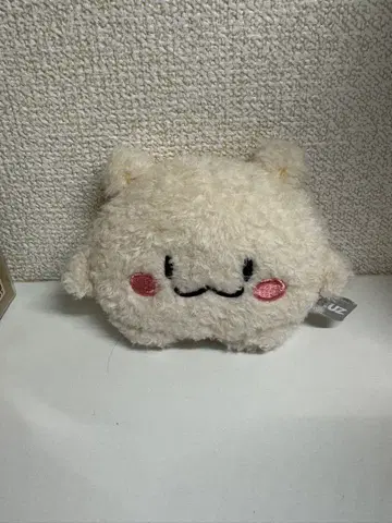 LUZ 크림색 곰 모양 봉제 인형