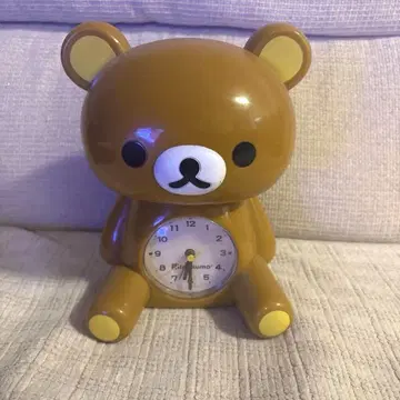 리락쿠마 알람 시계 저금통 시계 피규어 락