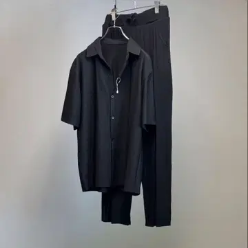 factory sample pleats oversize set up