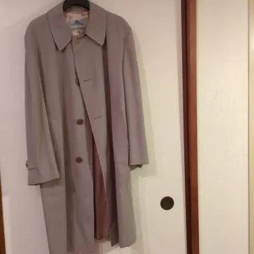 Aquascutum 라이트 그레이 스텐카라 코트