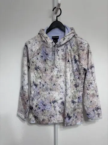 BURTON 멀티 컬러 후드 부착 발수 후드티 M