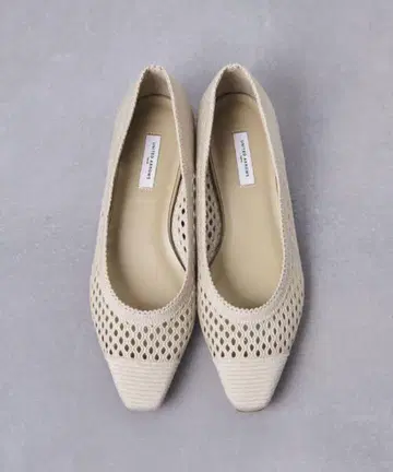 UNITED ARROWS 포인티드 스퀘어 니트 플랫 펌프스