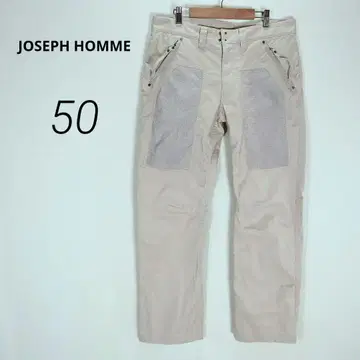 c9047 [JOSEPH HOMME] 캐주얼 팬츠 베이지 스트레이트 L