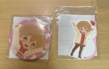 망각 배터리 세가 럭키 쿠지 요우 케이 캔뱃지 스티커