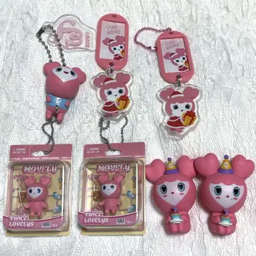 트와이스 가챠가챠 키링 마스코트 제일복권 모브리 모모