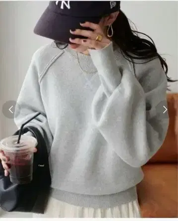 Discoat 맨투맨 라이크 숏 풀오버
