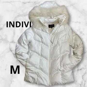 INDIVI 인디비 화이트 다운 자켓 M 사이즈