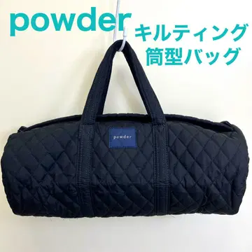 powder 시모사코 히데키 퀼팅 원통형 백