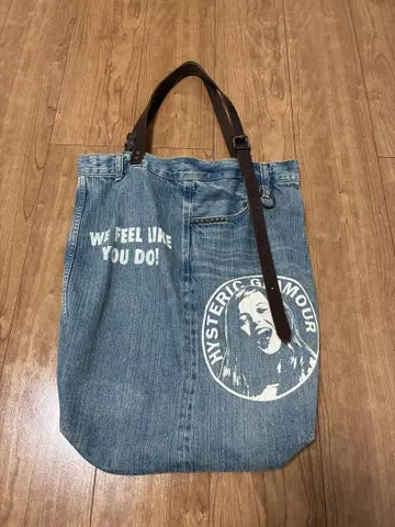 HYSTERIC GLAMOUR 데님 토트백