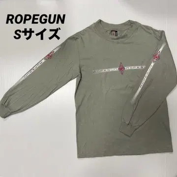 ROPEGUN 긴팔 T셔츠 S사이즈 USA제 로프건 롱T 모스그린