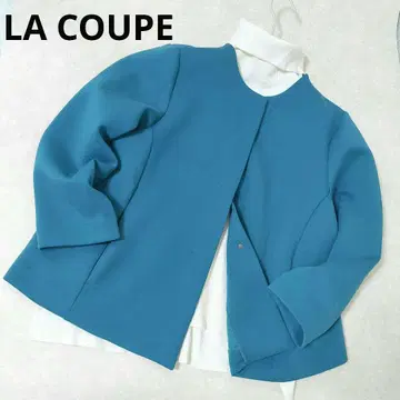 극미품 LA COUPE 라 쿠프 노카라 본딩 코트 F2 3L