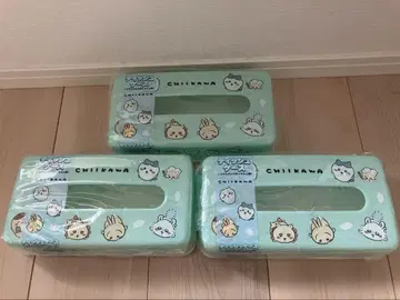 치이카와(먼작귀) 소프트팩 티슈용 티슈 케이스 3개