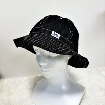 새상품급 Lee 버킷햇 블랙 데님