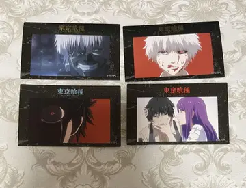 도쿄 구울 애니가 인스턴트 사진풍 장면 스냅 카드 카네키