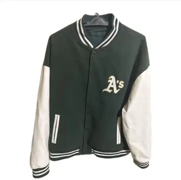 MLB 애슬레틱스 바시티 자켓