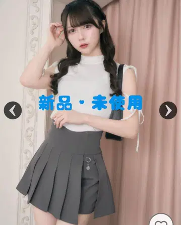 [ 새상품 미사용 ] 미셸 마카롱 슬림 레그 치마바지 free 사이즈