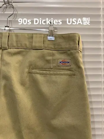 새상품급 90s Dickies 874 USA제 베이지