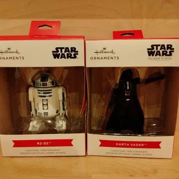 Star Wars R2-D2 & Darth Vader 오너먼트 세트