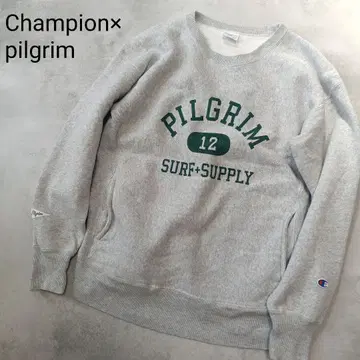 새상품급 인기 챔피온 Pilgrim 필그림 콜라보 프린트 트레이닝복