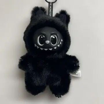 THE MONSTERS BLACK LABUBU 블랙 봉제 인형