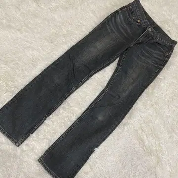 LEVIS 502 워시 데님 블랙 W28 캐주얼 일본제