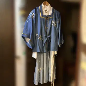 한푸 파랑 셋업 귀여운 계열 명조