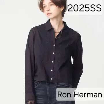 Ron herman 론 헤르만 인도 레이스 자수 블라우스