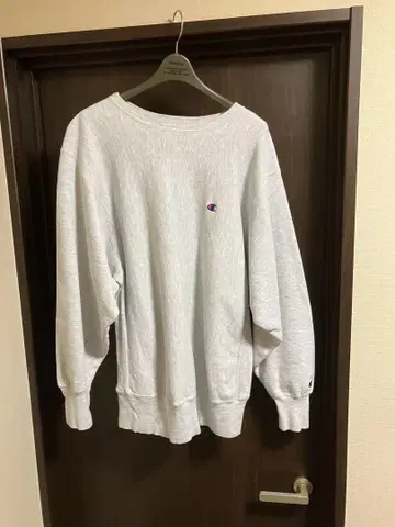 Champion reverse weave 그레이 크루넥 트레이닝복