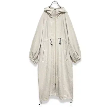 캐널진 RCW 플리스 후드티 코트 드로 코드 빅 실루엣