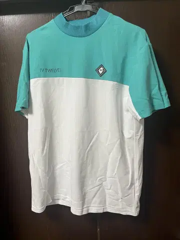 V TWELVE 모크넥 반팔 셔츠