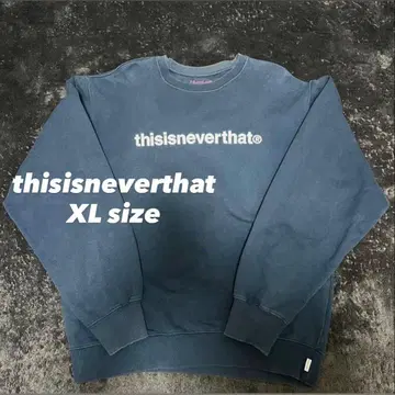 thisisneverthat / 쿨넥 맨투맨 트레이닝복 / XL