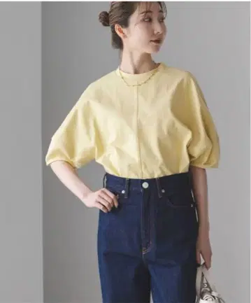 NOBLE 취급 CASA FLINE 오가닉 코튼 T셔츠