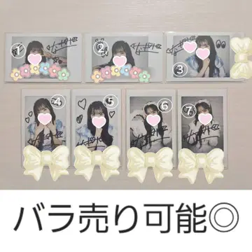 CUTIE STREET 마나베 나기사 온특 사인 폴라로이드