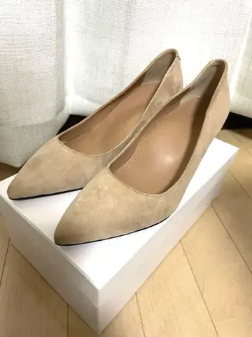 펌프스 URBAN RESEARCH 스웨이드 베이지 하이힐