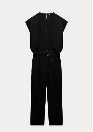 ZARA 벨트 점프수트 블랙 XS 택 없음 미사용