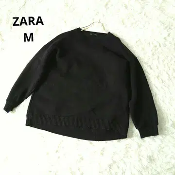 ZARA 자라 맨투맨 트레이닝복 오버 사이즈 M 블랙