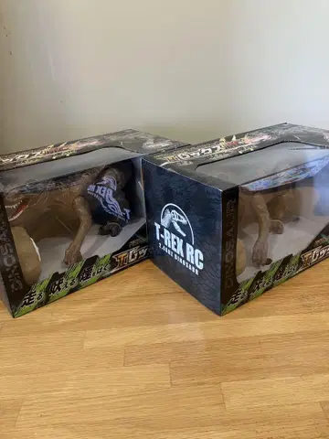 T-Rex RC 움직이는 울음 약 30cm 2개 세트